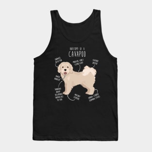 Cavapoo Dog Anatomy Tank Top